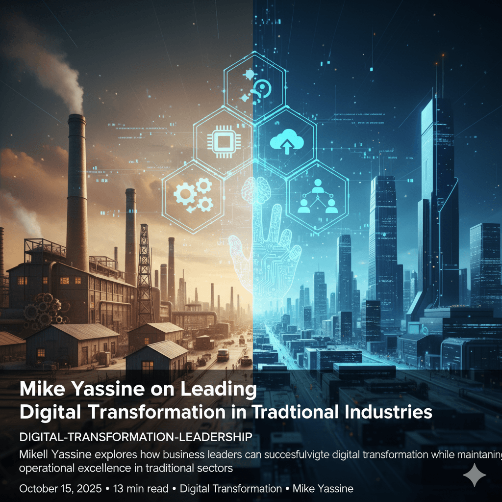 Mike Yassine on Leading Digital Transformation in Traditional Industries